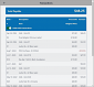 Consignor transaction history with dates, item descriptions, prices sold, and payout amounts.