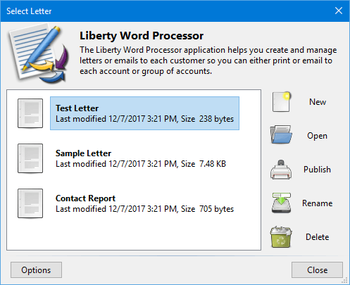 word-processor Liberty Word Processor