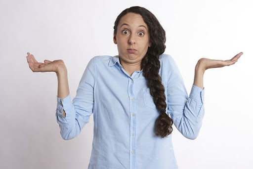 Confused woman Woman looks confused