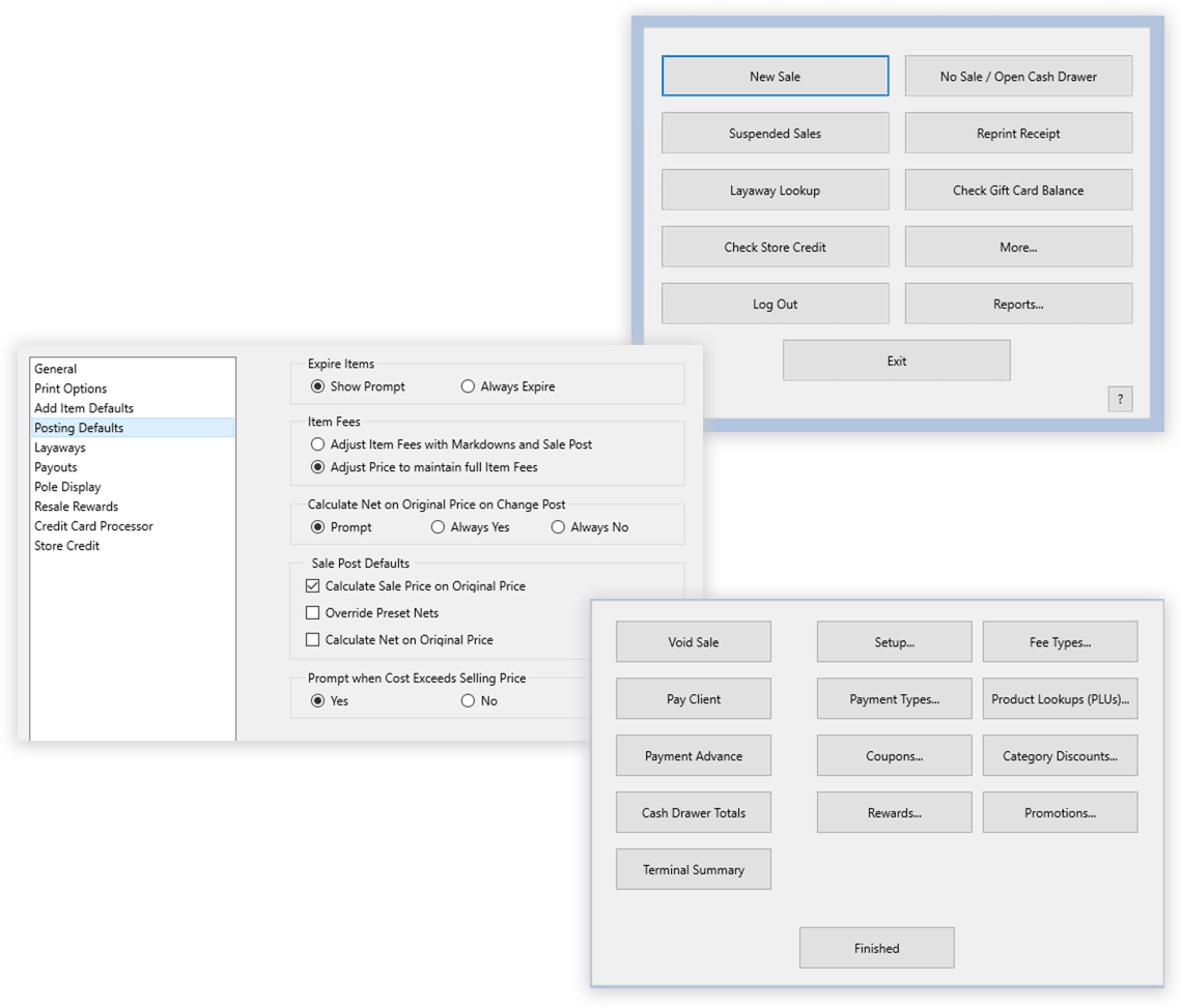 POS Screen Options