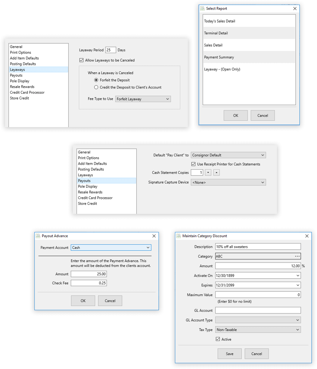 Point of Sale Features