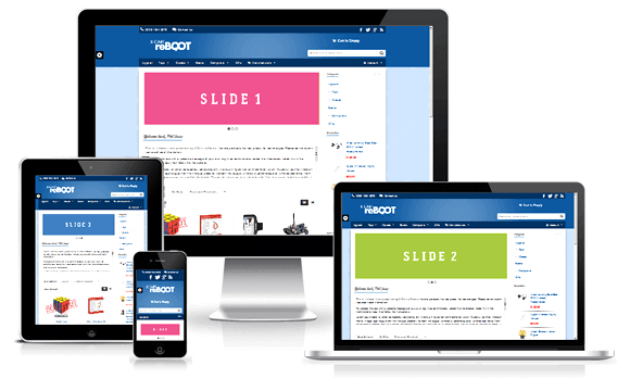 responsive-clear Reboot mockup