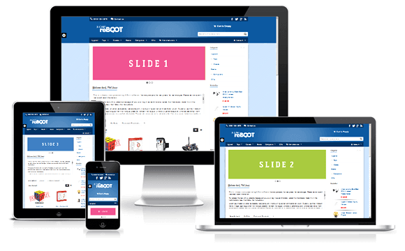 Reboot mockup