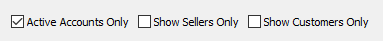 Account List Filters