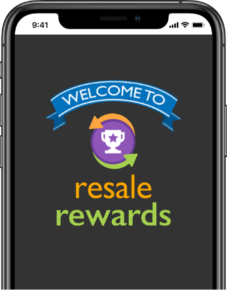 Resale Rewards App Screen Logo